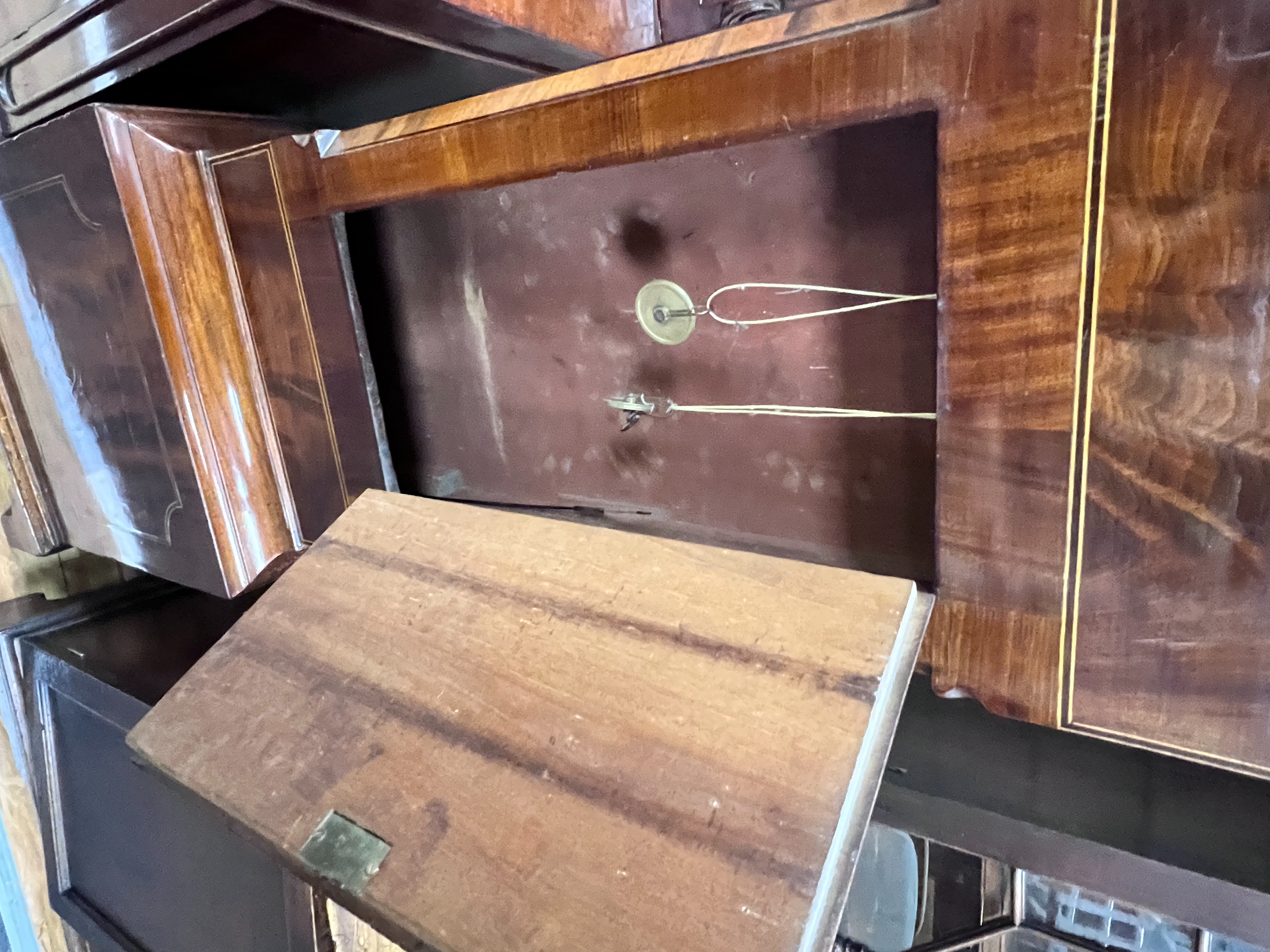 An early 19th century mahogany 8 day longcase clock marked John Hansford, Ilminster, height 225cm